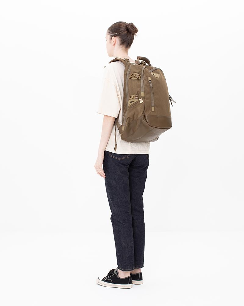 visvim CORDURA 20L OLIVE | REVERSIBLE