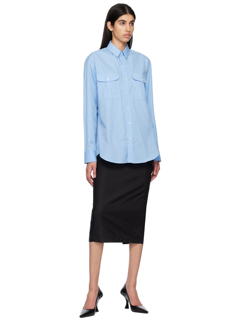 WARDROBE.NYC Blue Oversize Shirt outlook