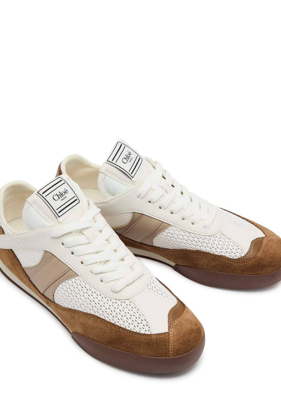 Chloe Kick Panelled Mesh Sneakers - 3