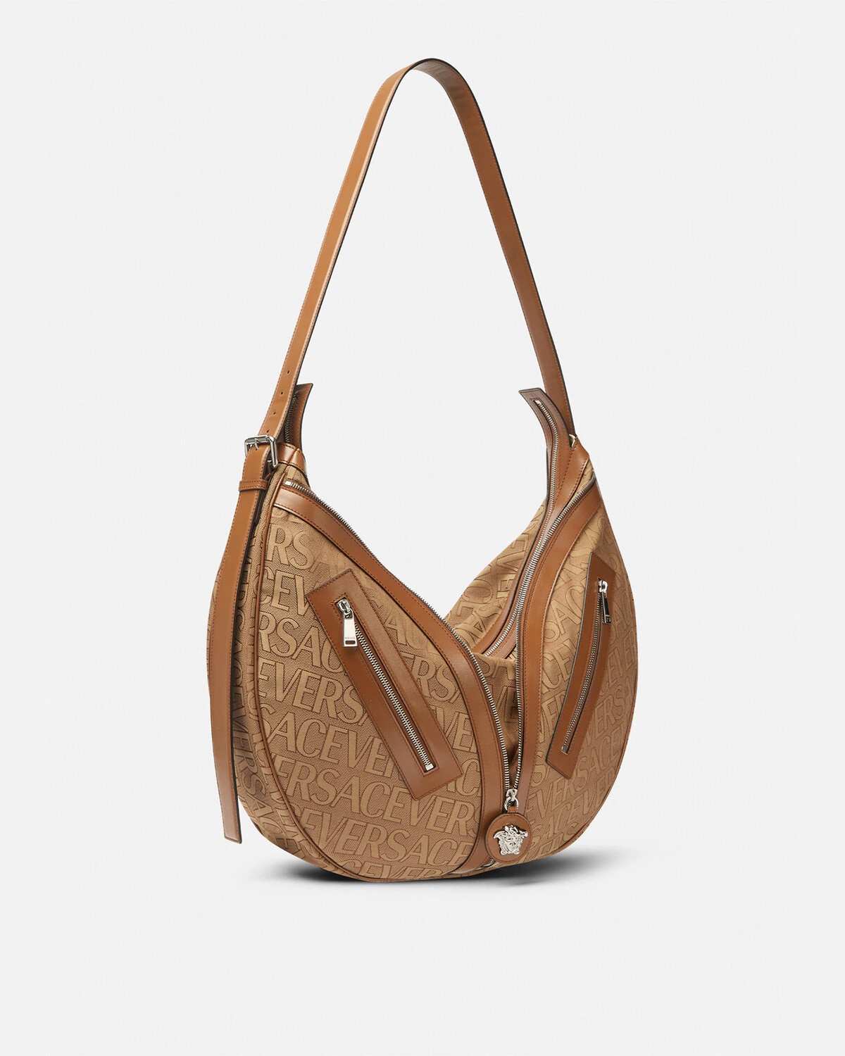 Versace Allover Repeat Large Hobo Bag - 2