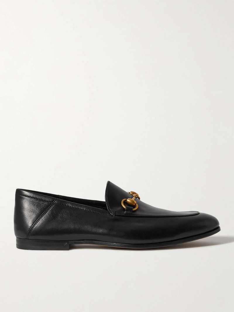 Brixton Horsebit Collapsible-Heel Leather Loafers - 1