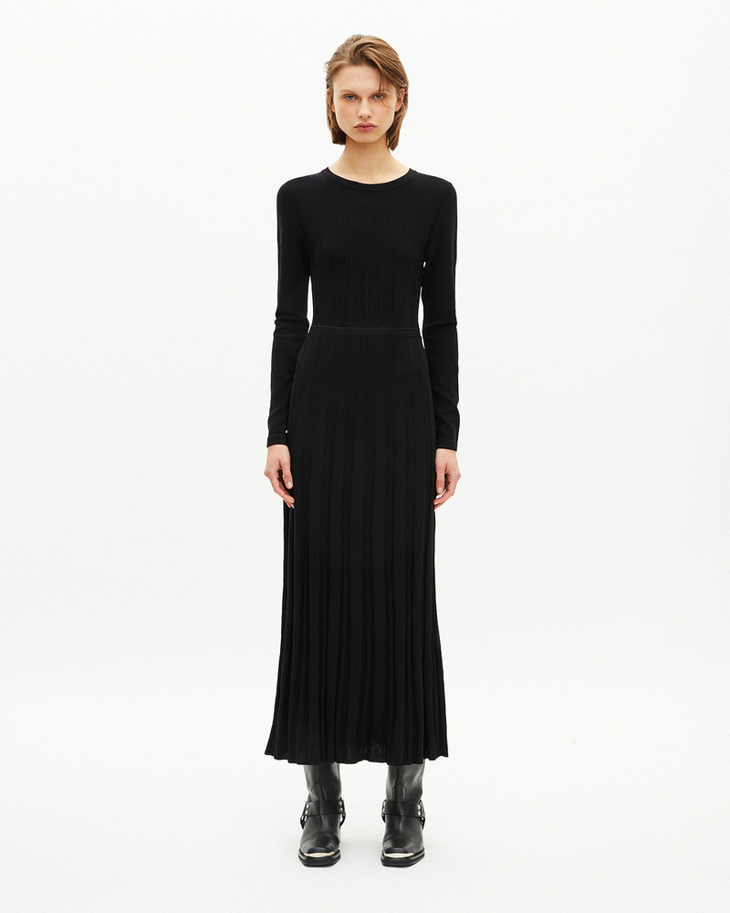 MESH MAXI DRESS WITH BLACK LACE 3