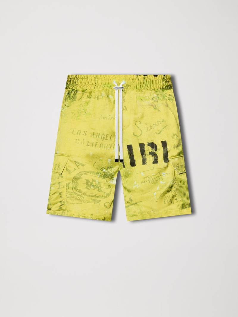 ARMY STENCIL CARGO SHORT 1