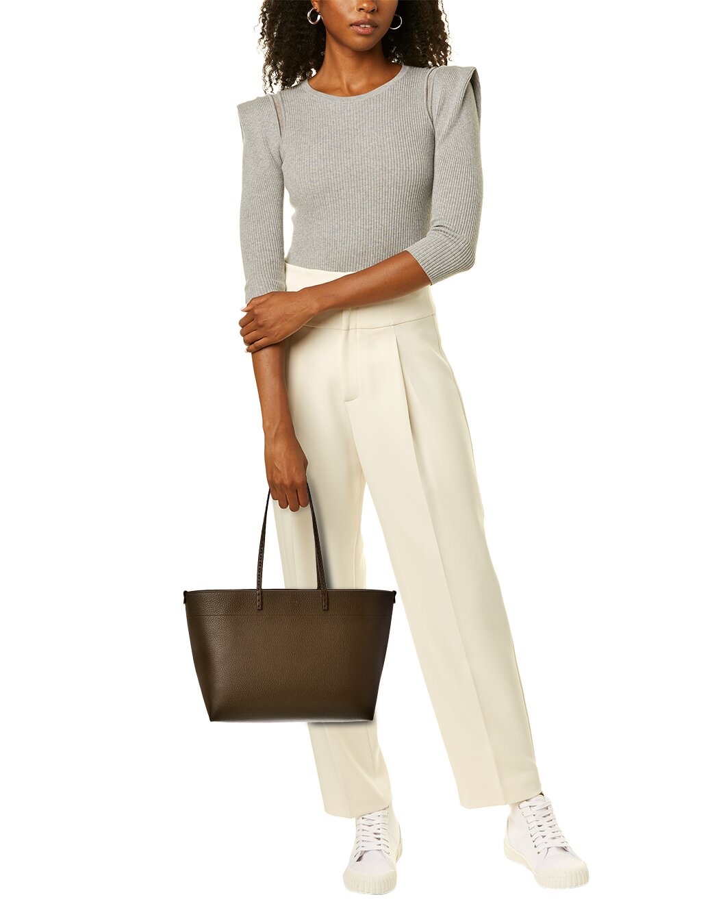 FENDI Roll Medium Leather Tote - 4