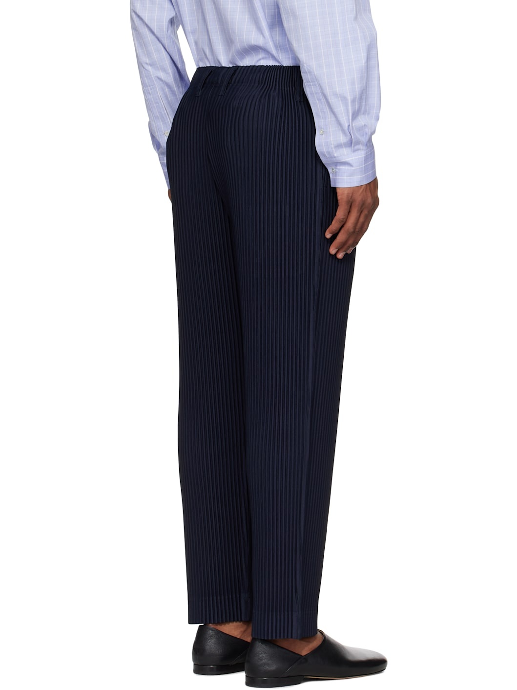 Navy Basics Trousers - 3