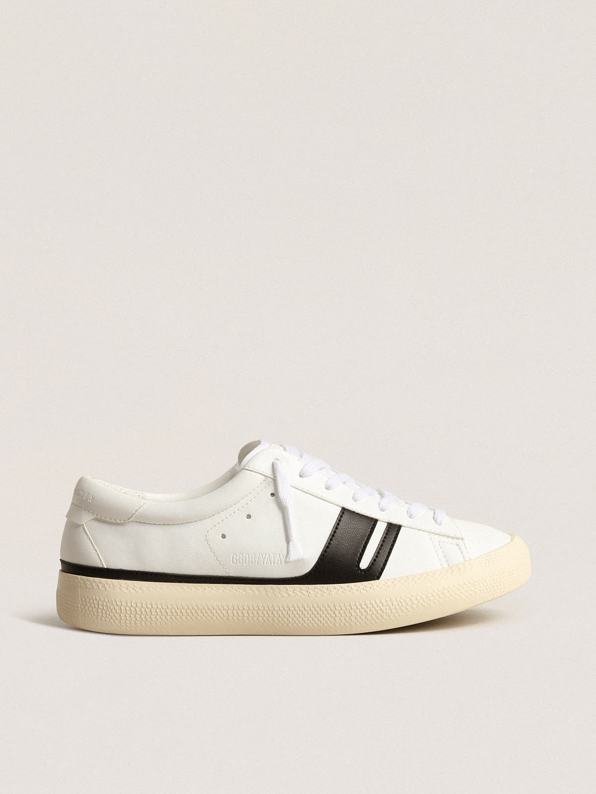 Yatay Model 1B sustainable sneakers with white bio-based upper and black Y - 1