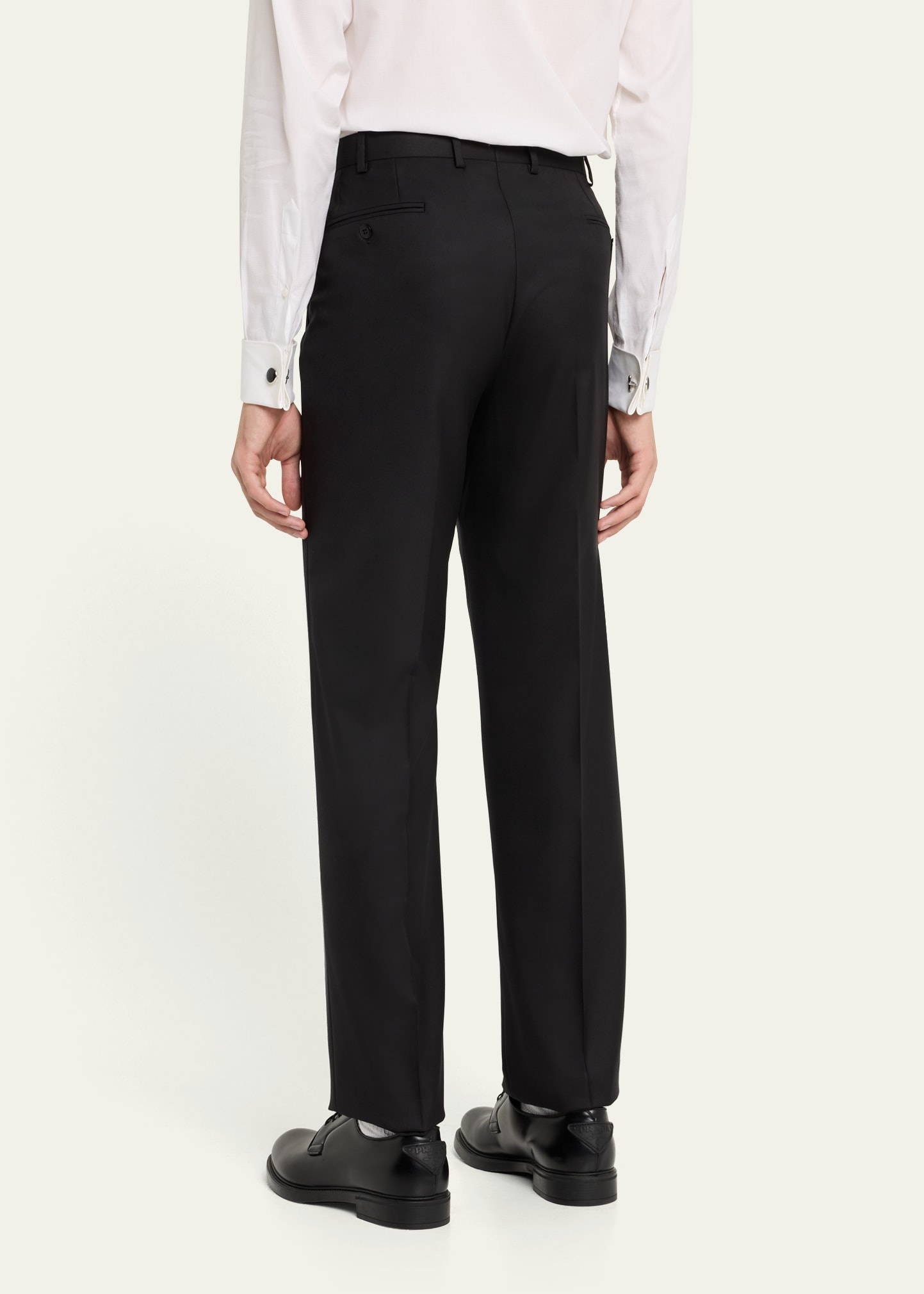 Men's Super 160s Wool Dress Pants - 3