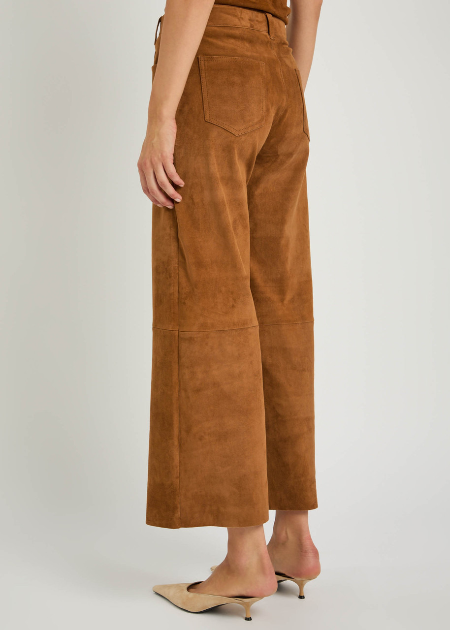 Stouls Lilou Stretch-suede Trousers - 3