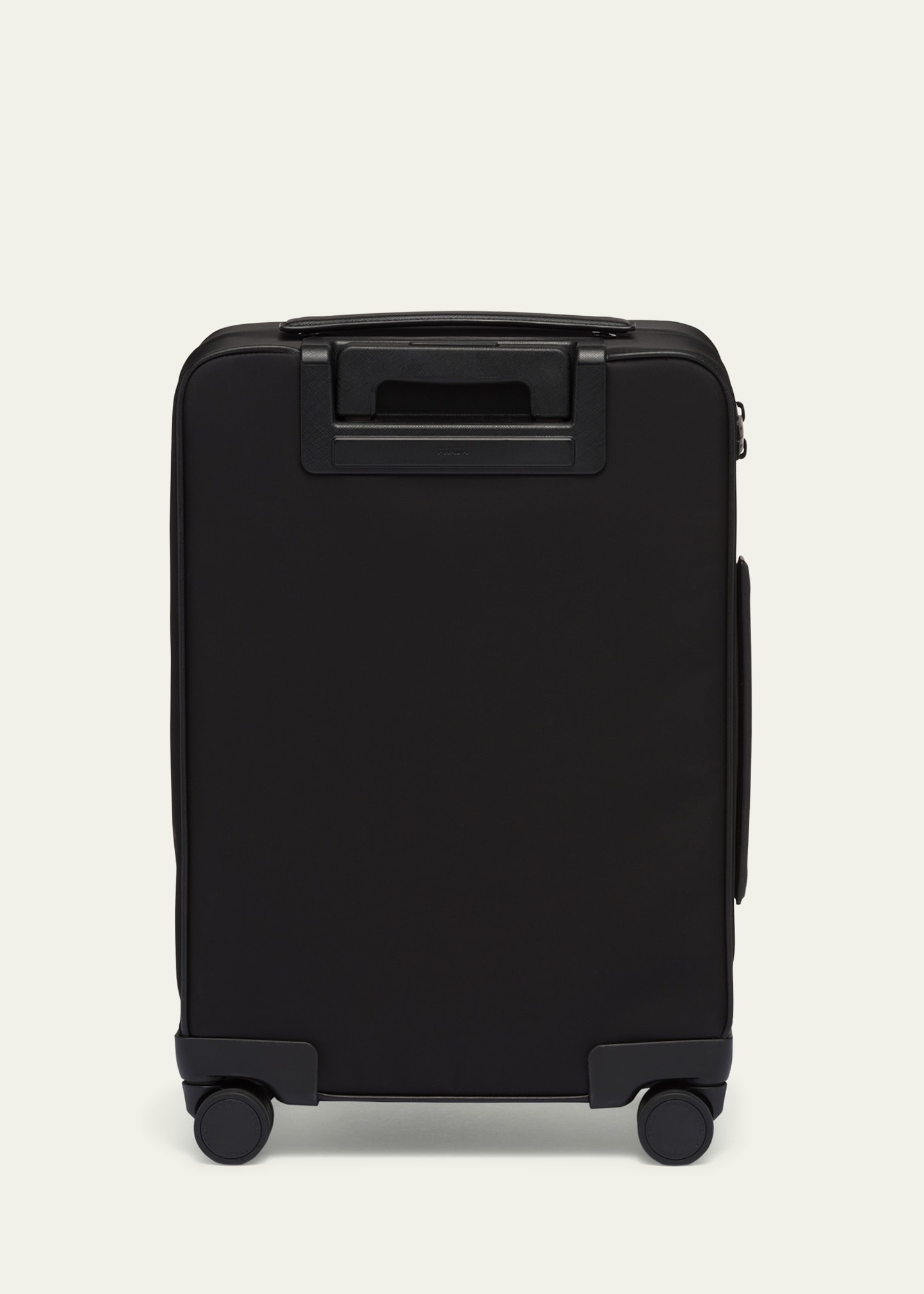 Men's Nylon and Leather Carry-On Luggage - 3