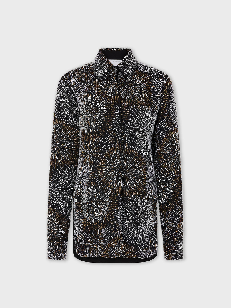 CREPE SHIRT WITH PEARL EMBROIDERY 1