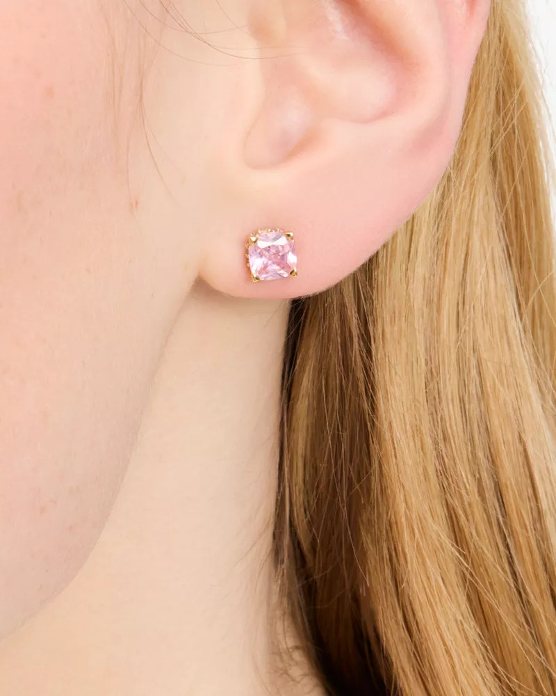 kate spade Little Luxuries 6mm Square Studs outlook
