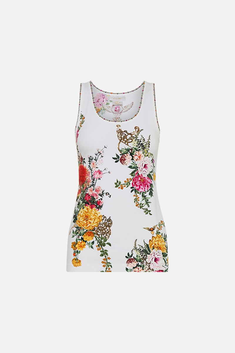 JERSEY SCOOP NECK TANK TOP - 1