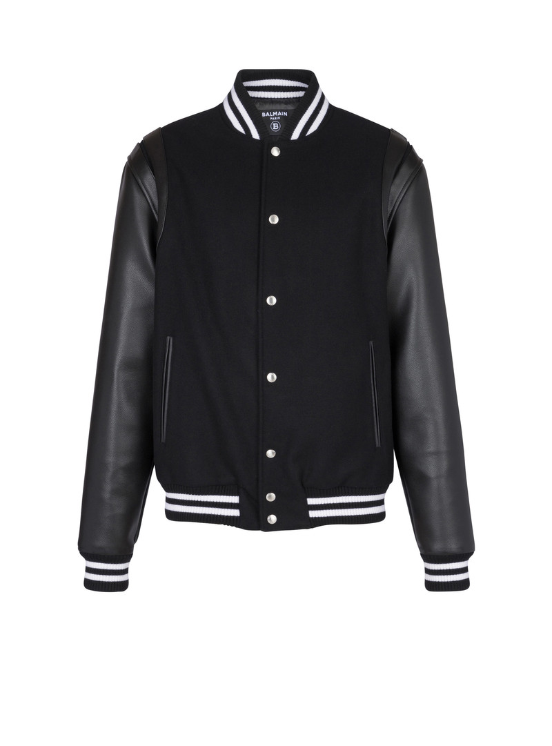 Wool and leather teddy 1