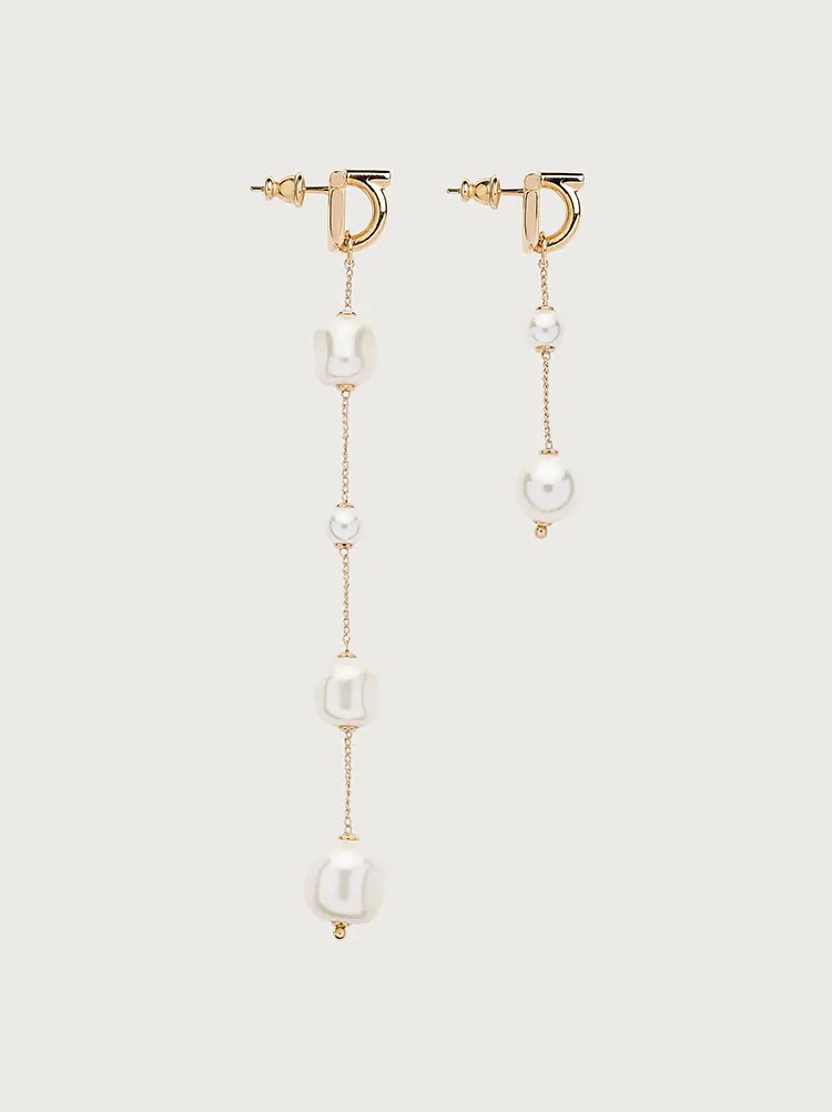GANCINI ASYMMETRICAL EARRINGS - 2