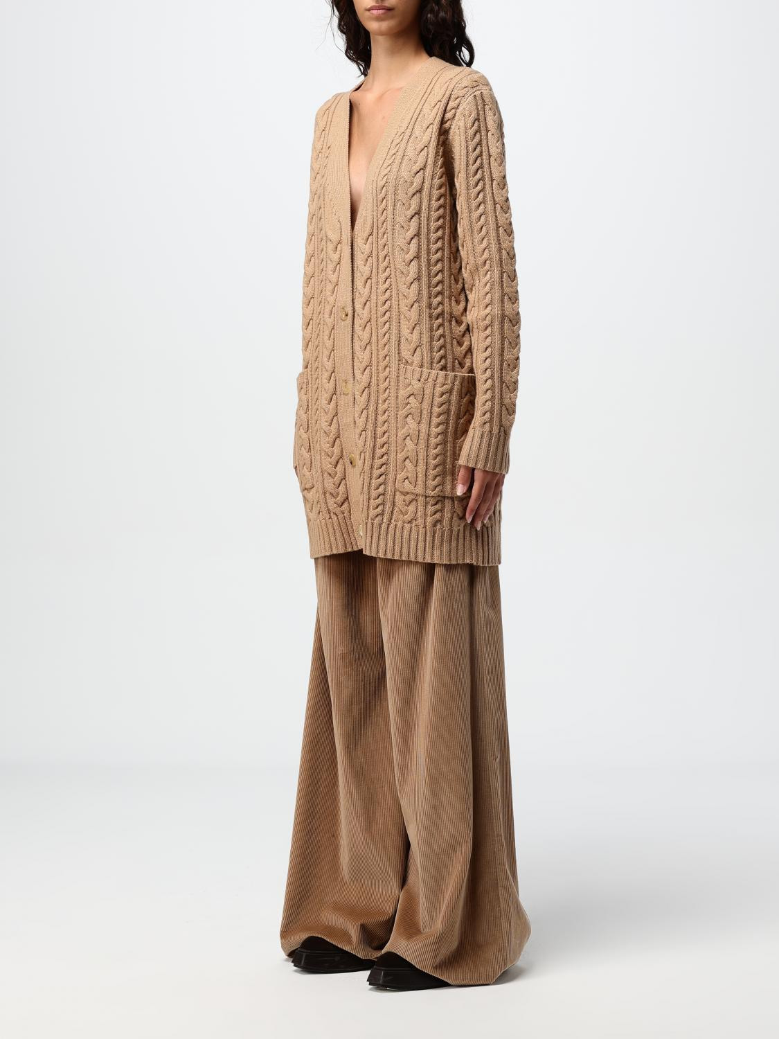 Max Mara Cardigan Woman Camel - 4