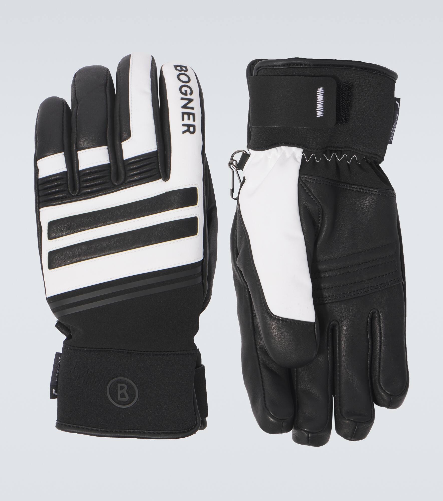 Alex leather ski gloves - 1