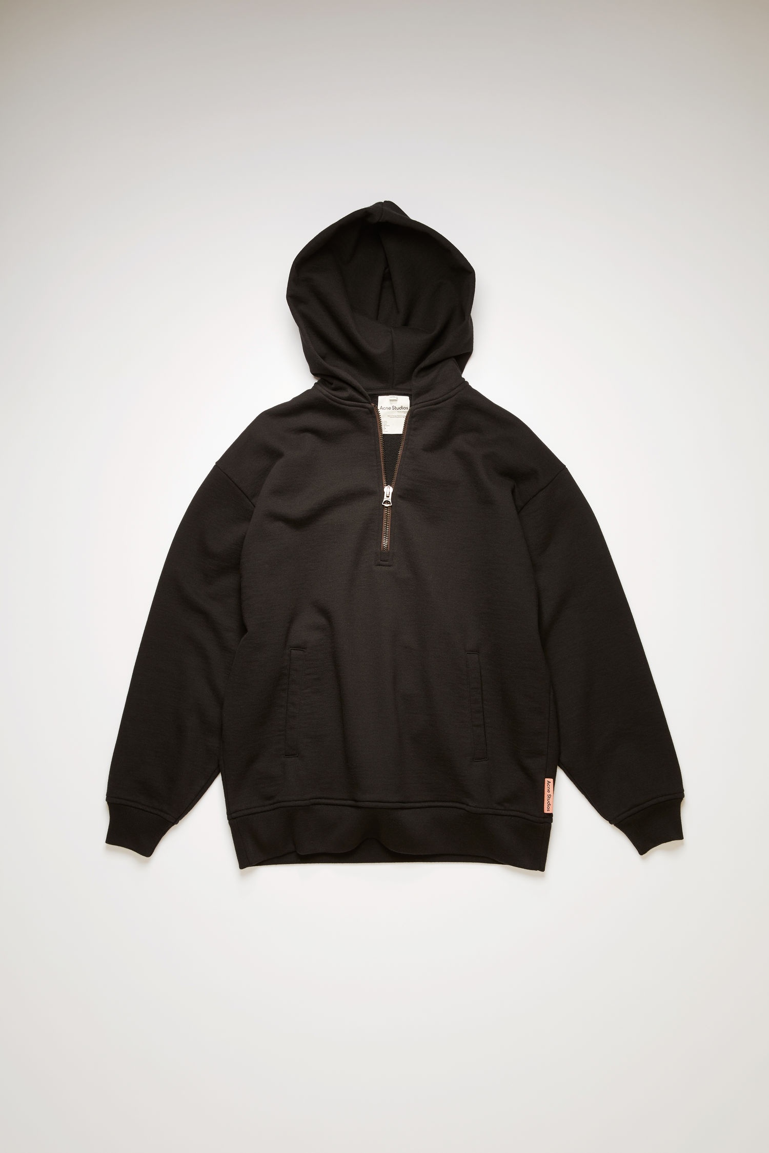 Half-zip hooded sweatshirt black - 5