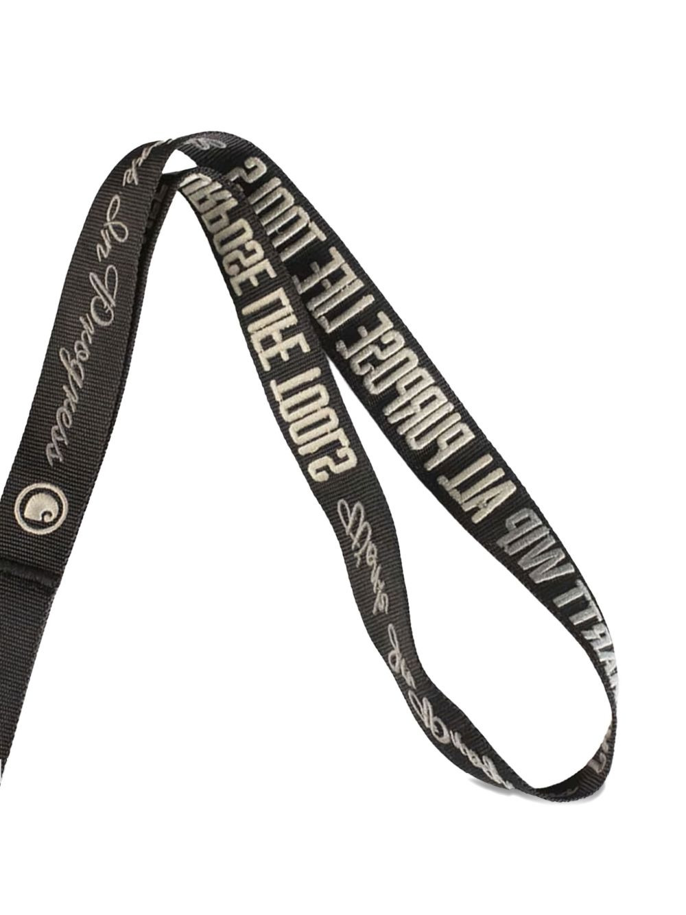 embroidered-logo keychain - 2