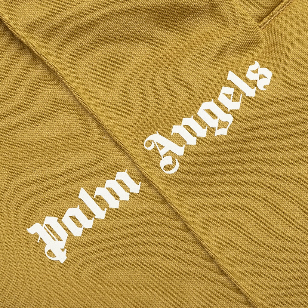 PALM ANGELS NEW SLIM TRACK PANTS - BRONZE/OFF WHITE - 3