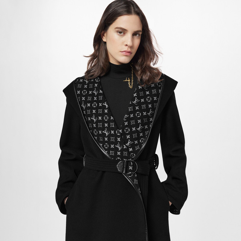 Hooded Wrap Coat 2