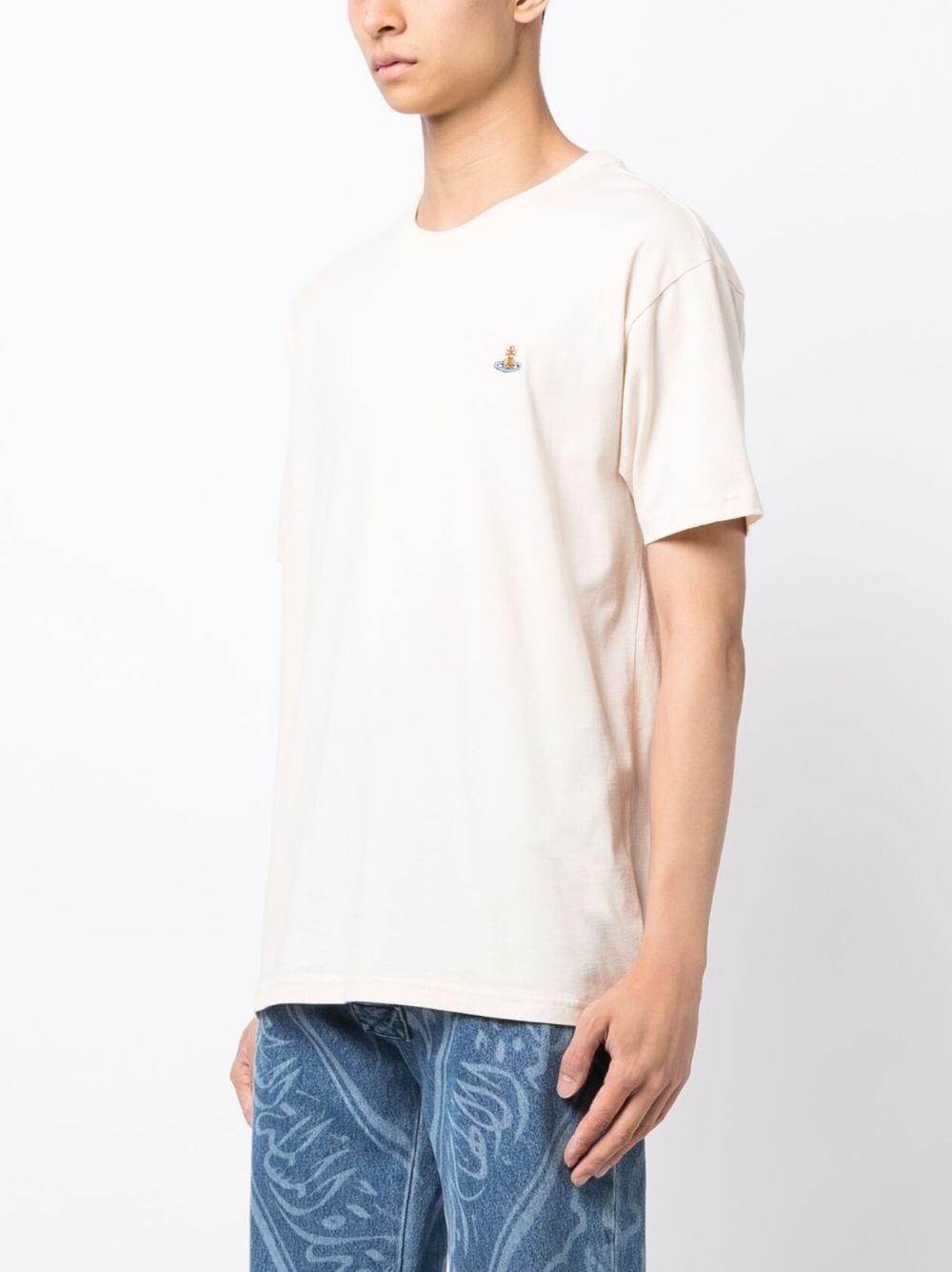 Orb logo-embroidered T-shirt - 3