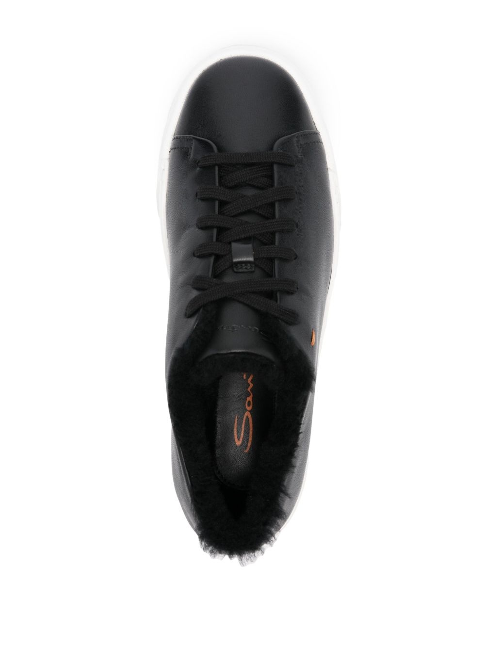 leather sneakers - 4