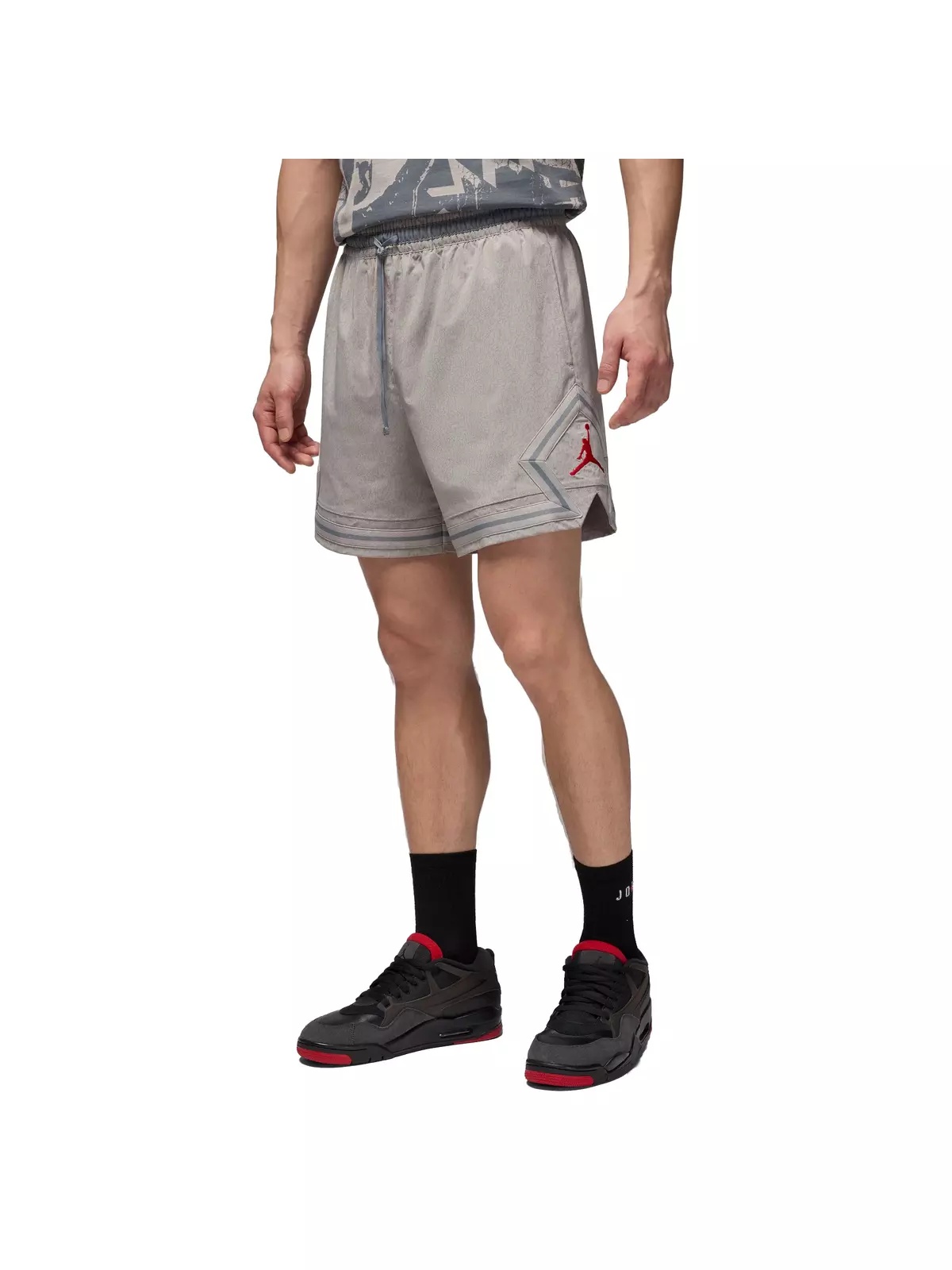 Men's Woven Diamond Shorts - 3
