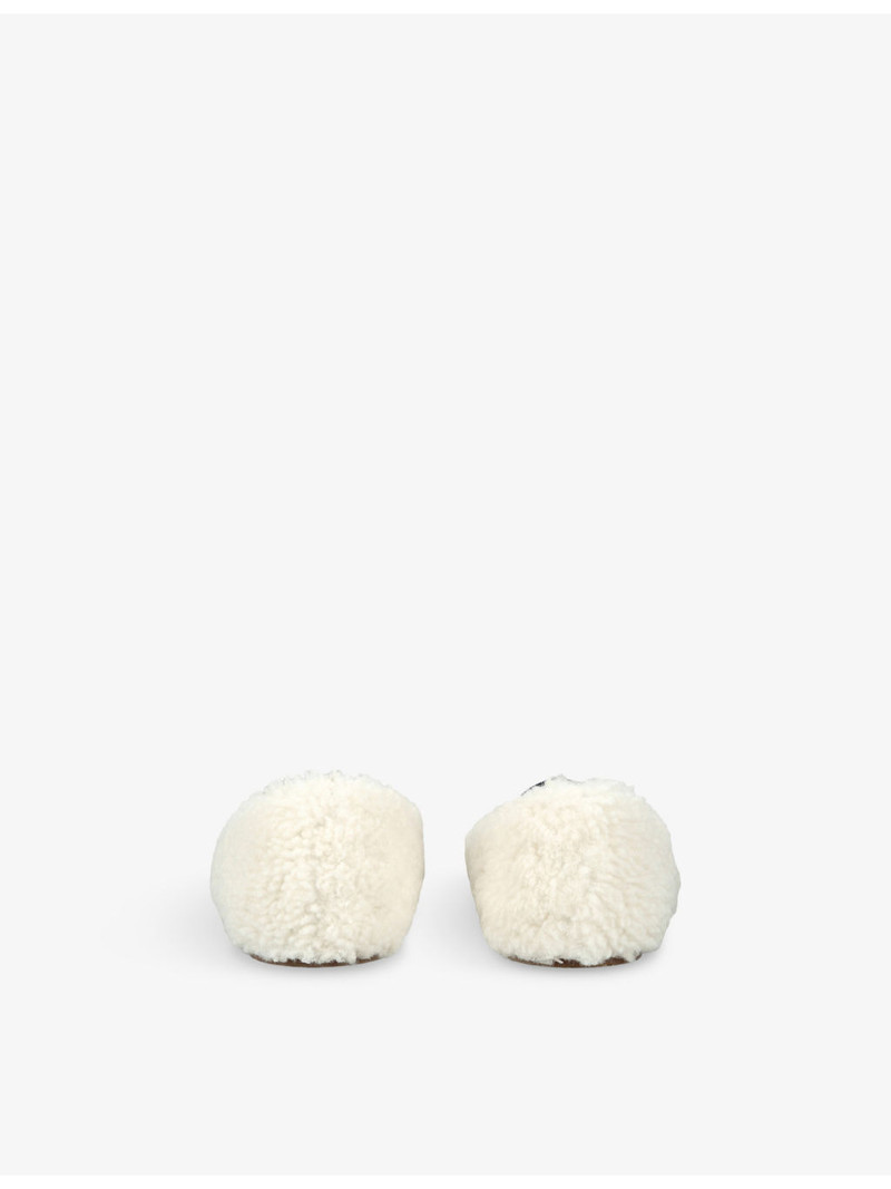 MOON BOOT Shearling Ballet Flats outlook