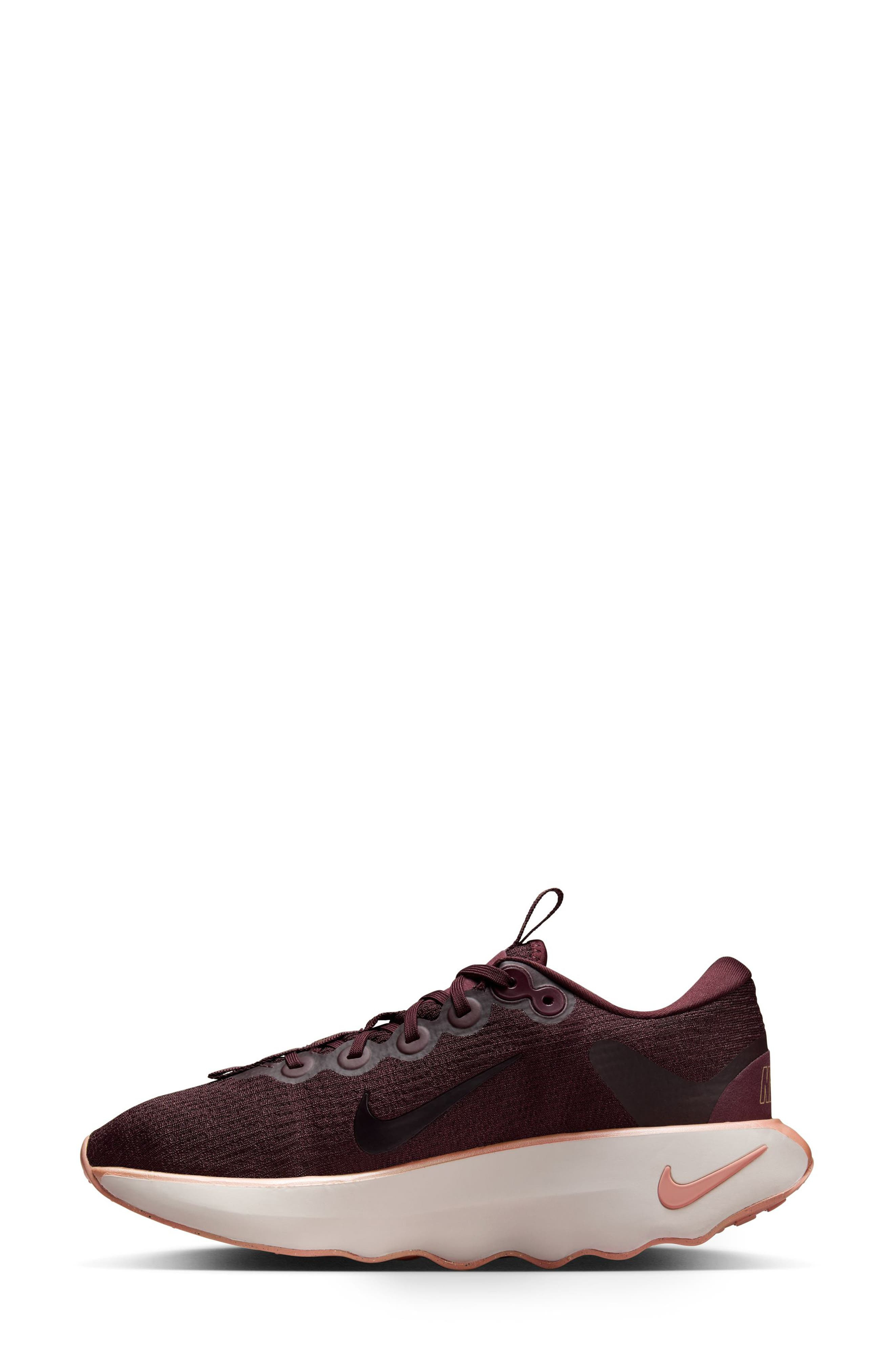Nike Motiva Road Runner Walking Shoe in Burgundy Crush/Red Sepia at Nordstrom - 6