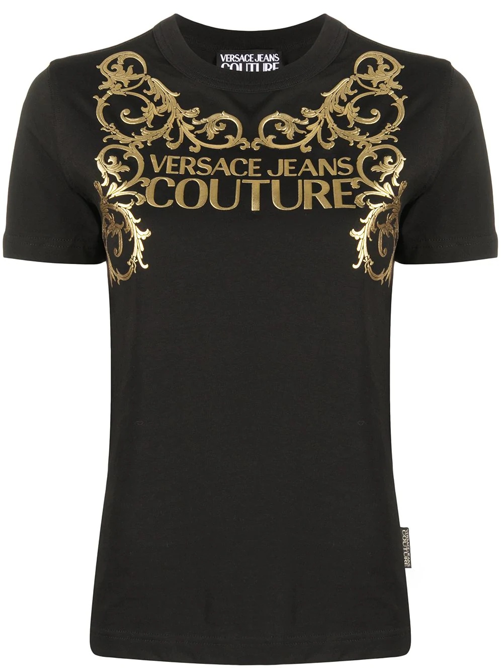 baroque chest logo T-shirt - 1