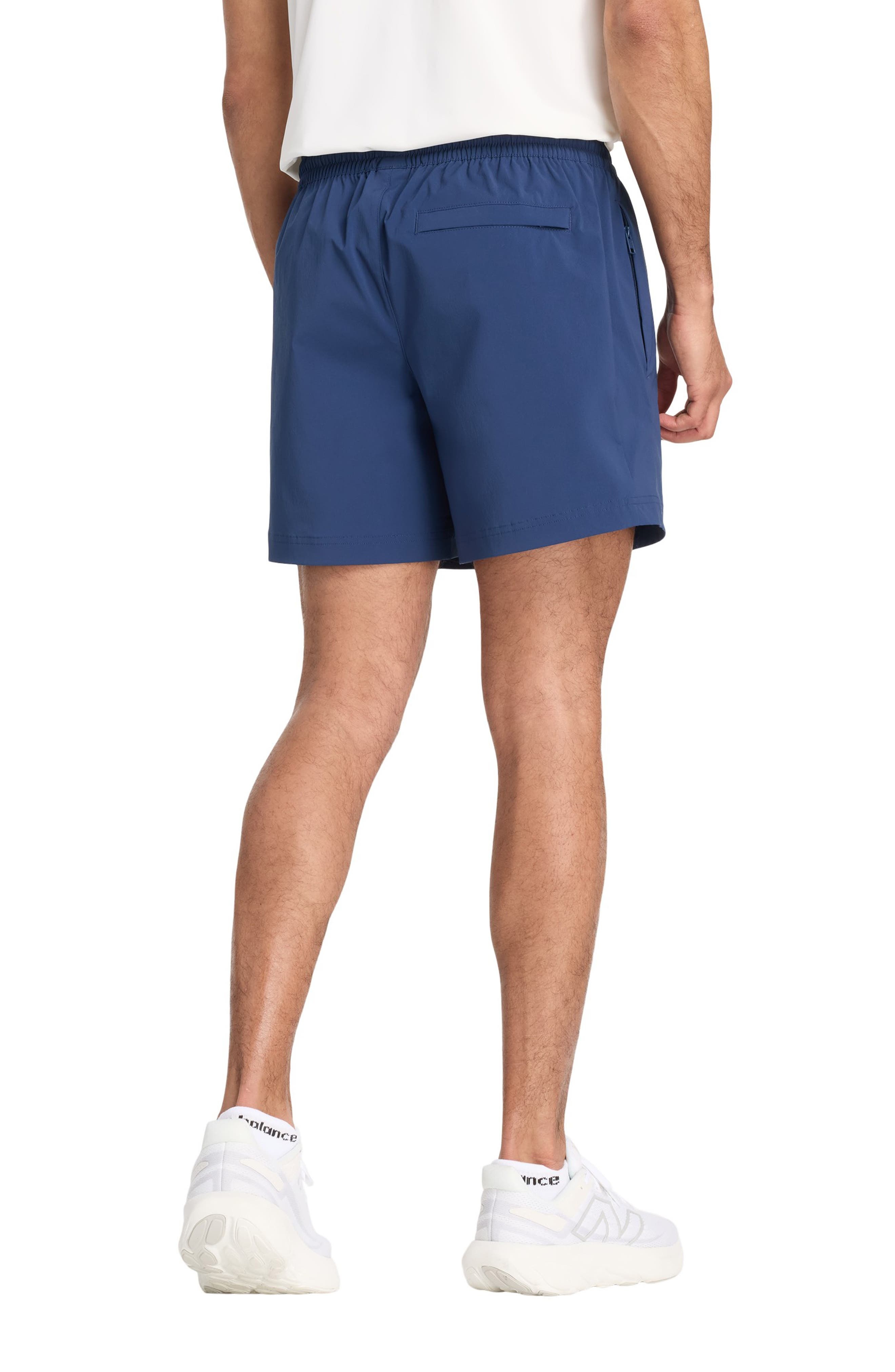 New Balance Athletics Woven Stretch Nylon Shorts in Navy at Nordstrom - 2