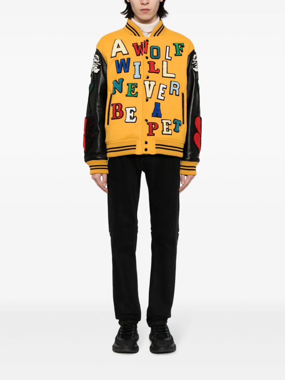 X K. TOLNOE VARSITY BOMBER JACKET - 2