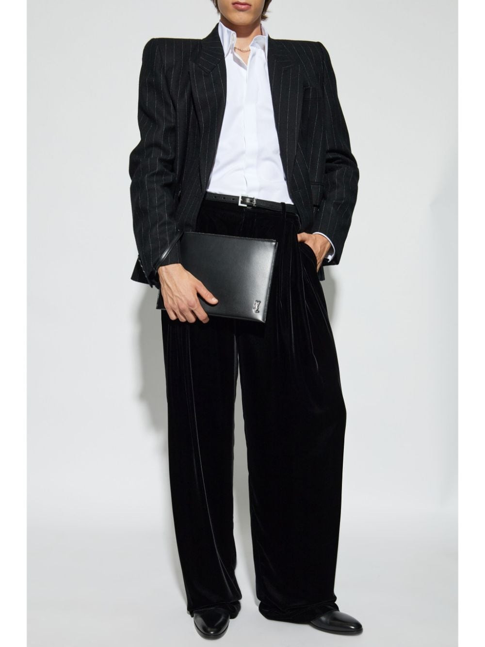 Saint Laurent Men Poplin Shirt - 3