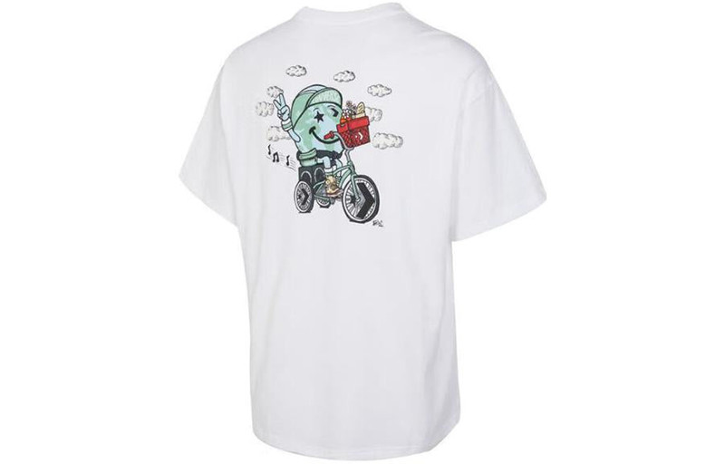 Converse Converse Biking World Tee 'White' 10025241-A02 outlook