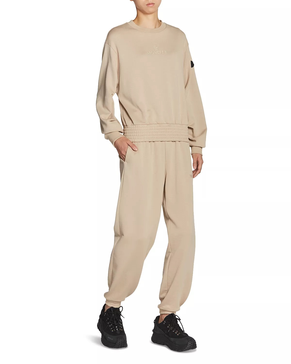 Smocked Waist Sweatpants - 2