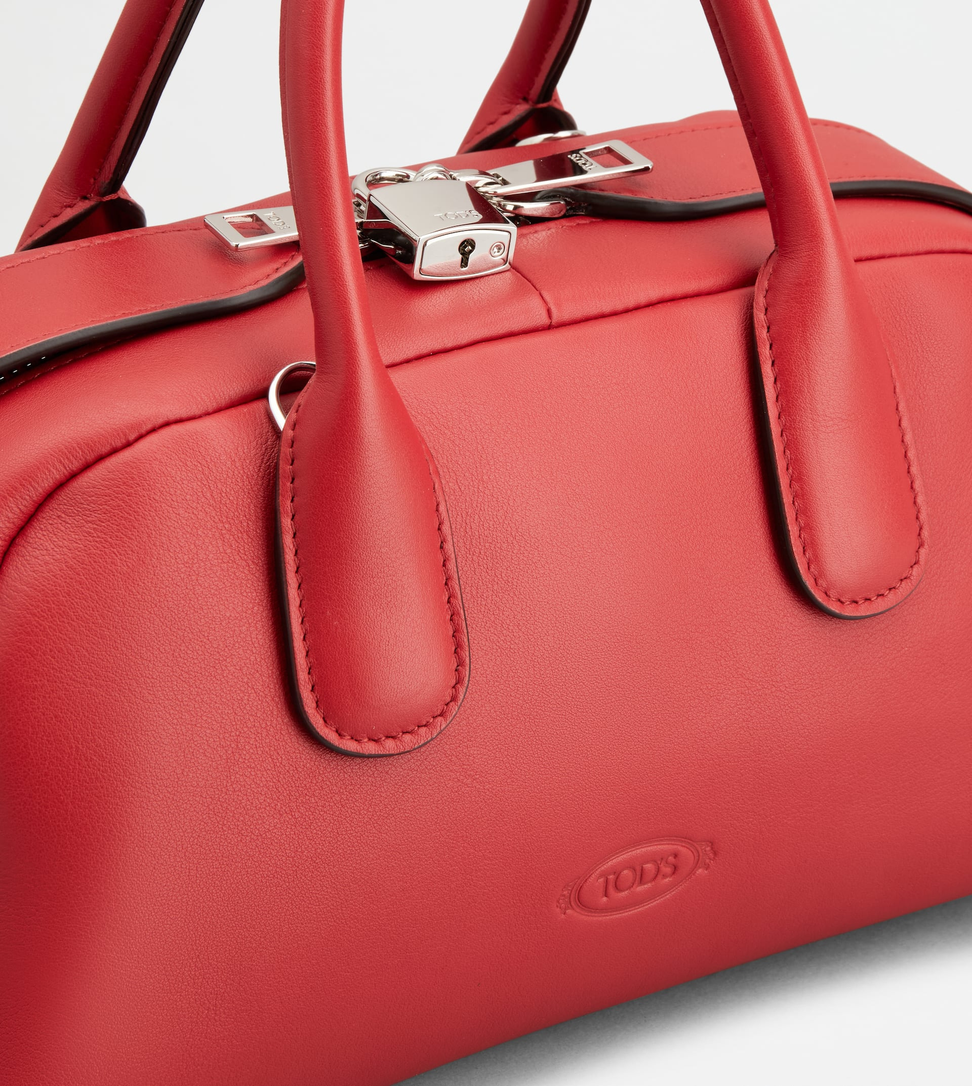 TOD'S DARSENA IN LEATHER SMALL - RED - 6