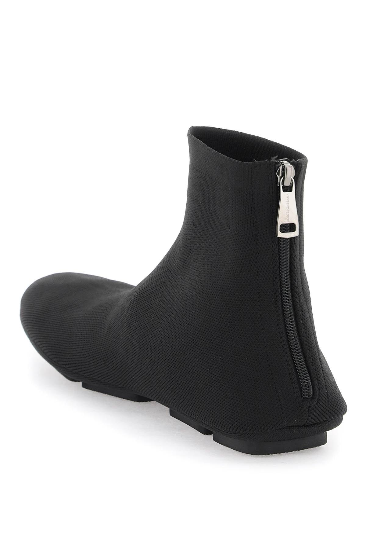 Dolce & Gabbana Stretch Knit Ankle Boots Men - 3