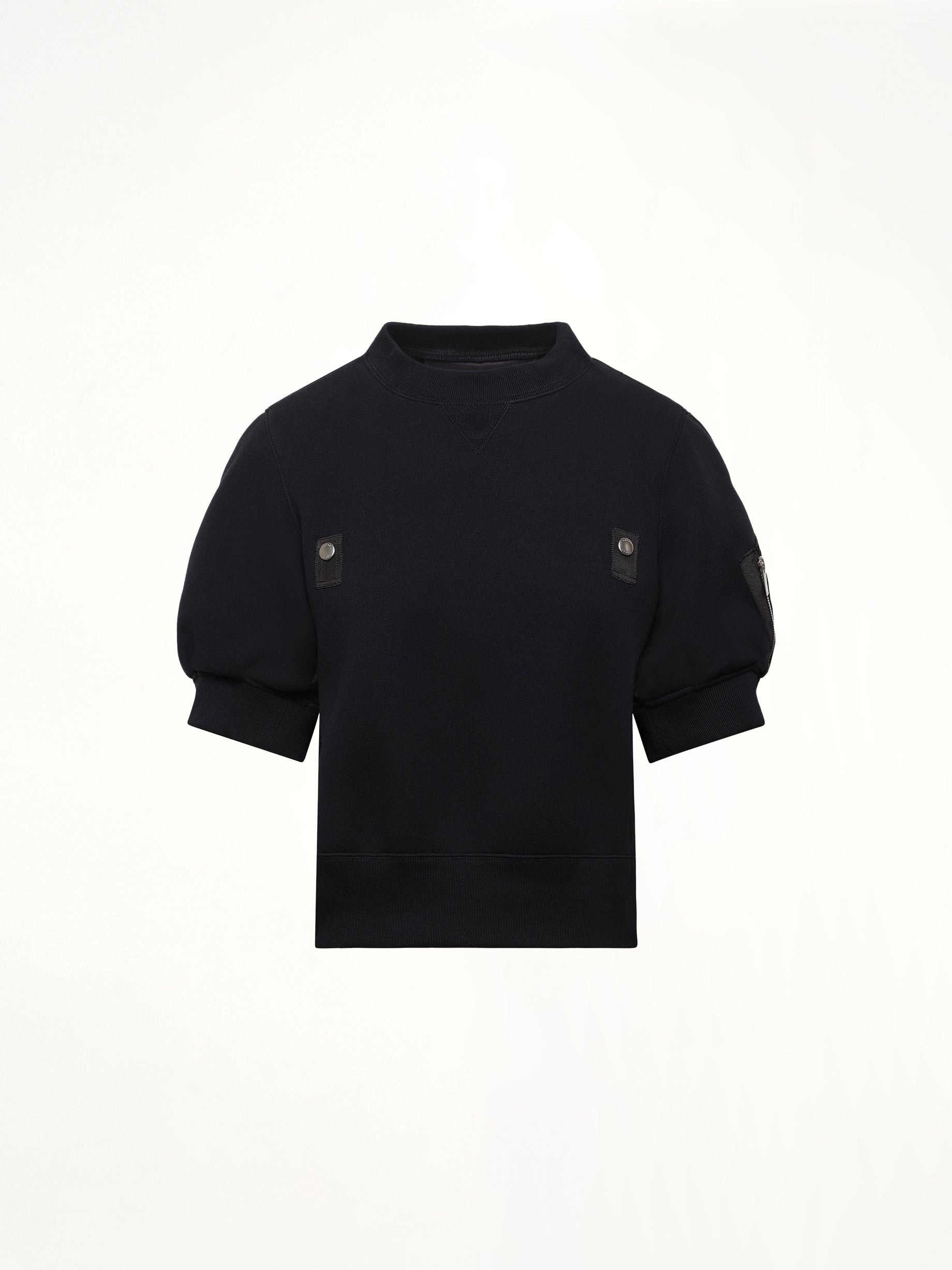 Sponge x Nylon Twill Pullover in Black - 2