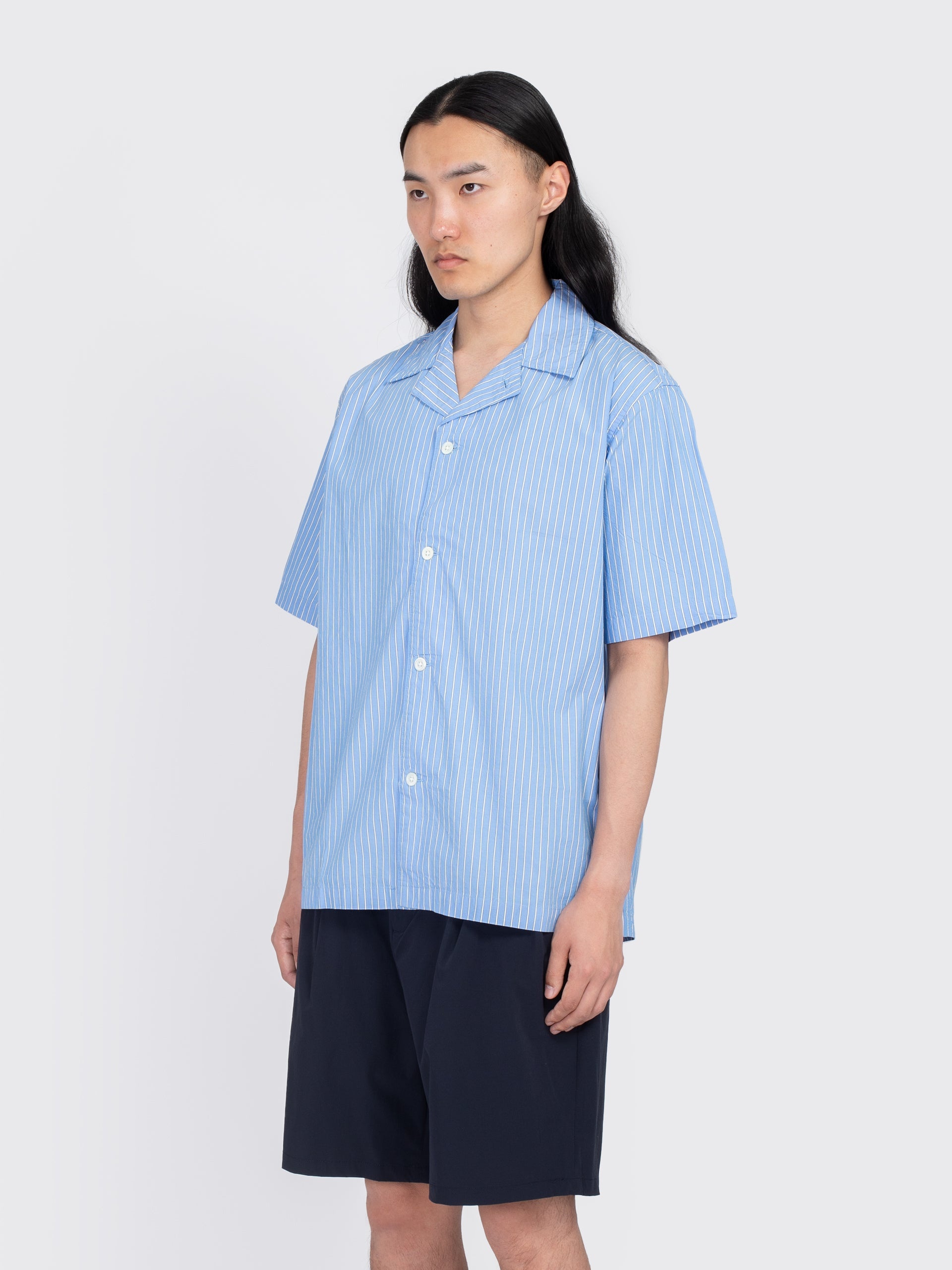 Mads Poplin Stripe SS - 2
