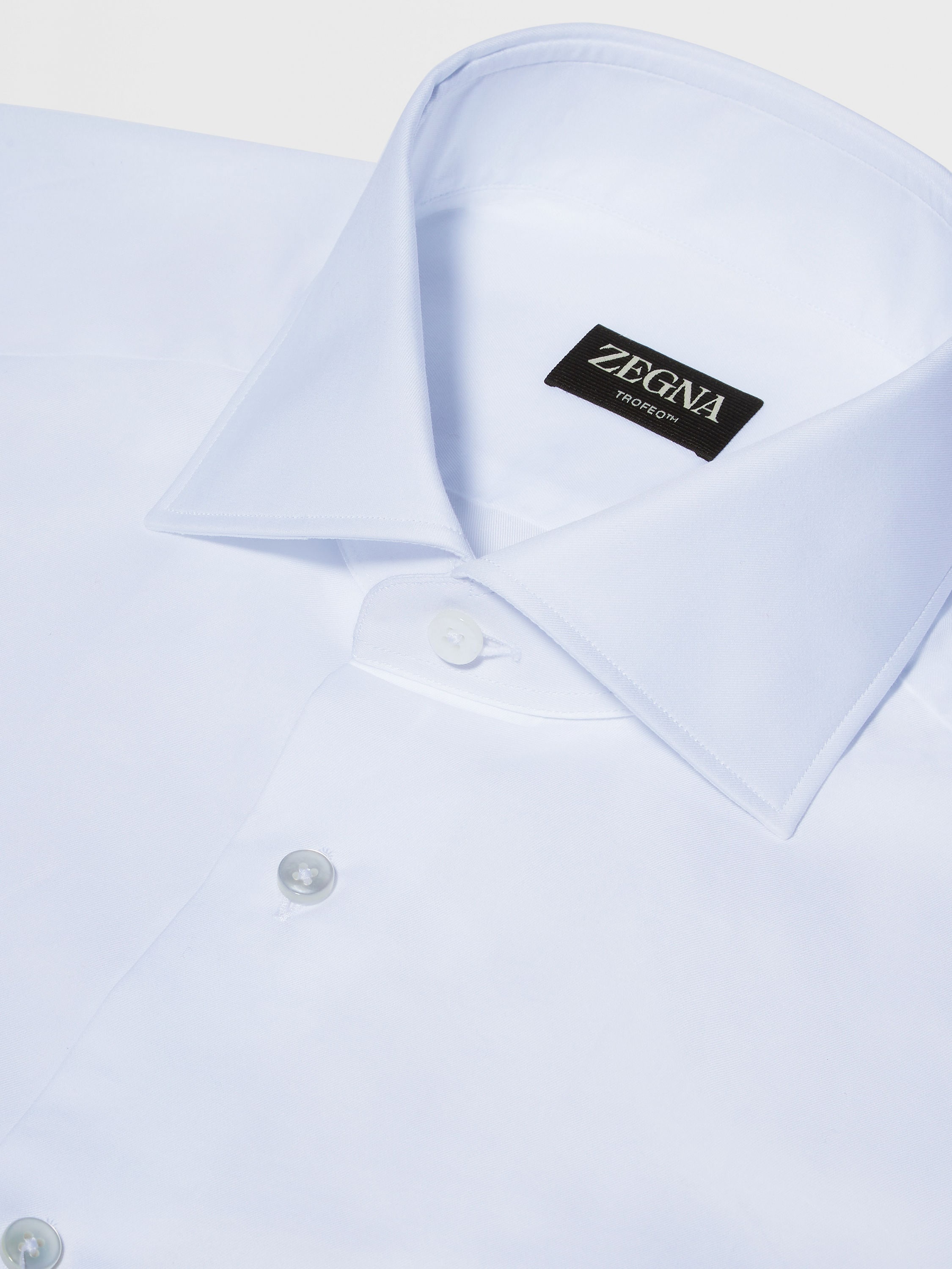 WHITE TROFEO™ COTTON SHIRT - 3