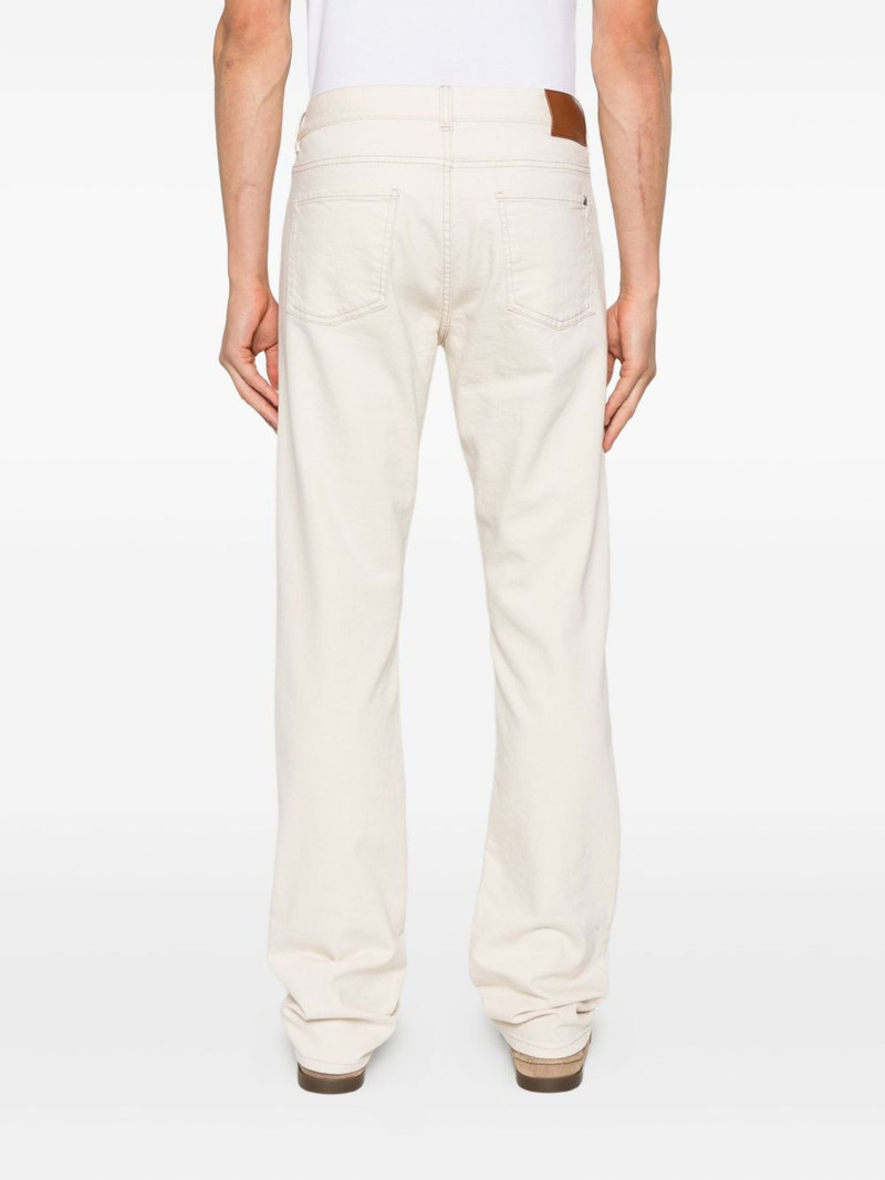 straight-leg cotton-blend jeans 4