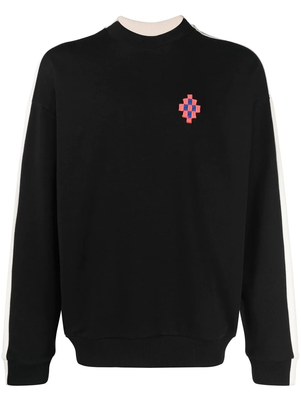 Cross-patch cotton sweatshirt - 1