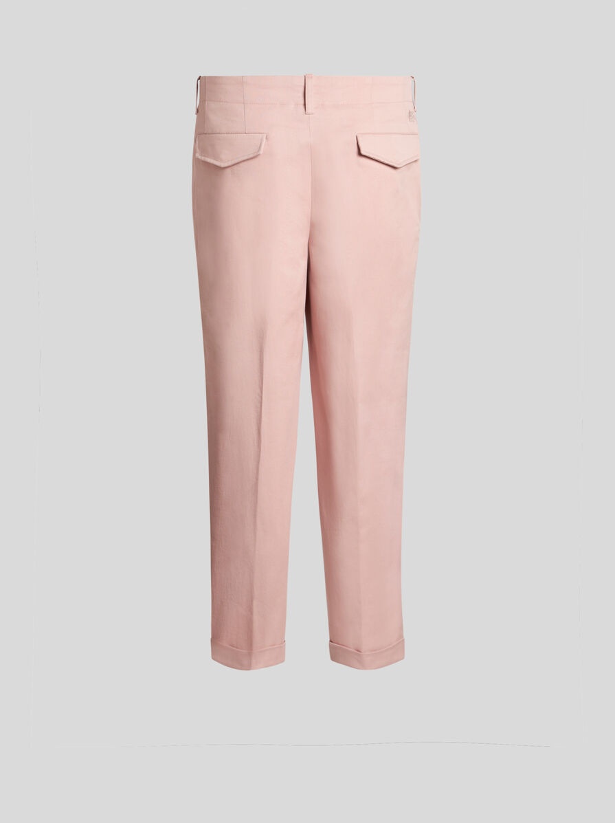 COTTON CHINO TROUSERS - 6