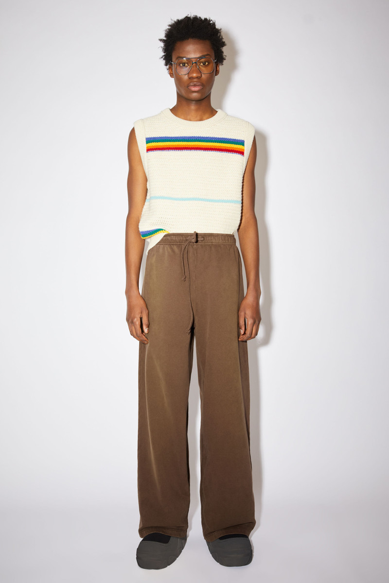 Acne Studios Fleece sweatpants - Coffee brown outlook