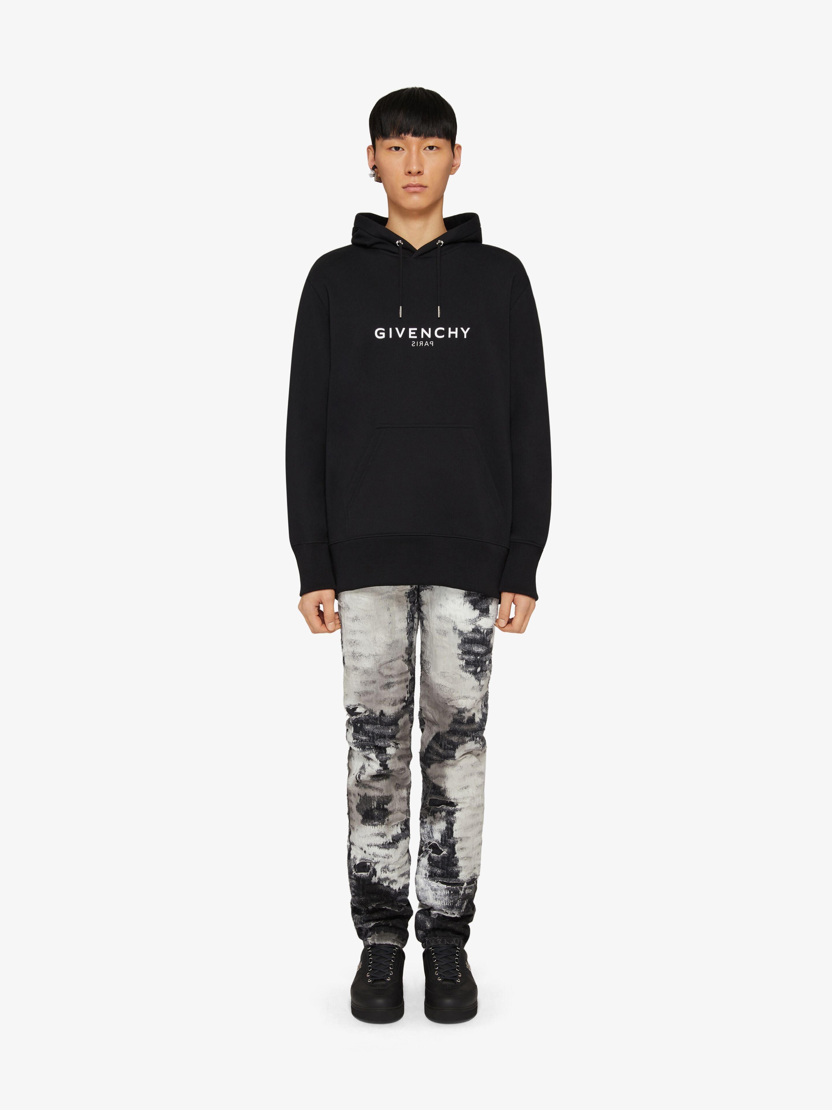 GIVENCHY REVERSE HOODIE IN FLEECE - 2
