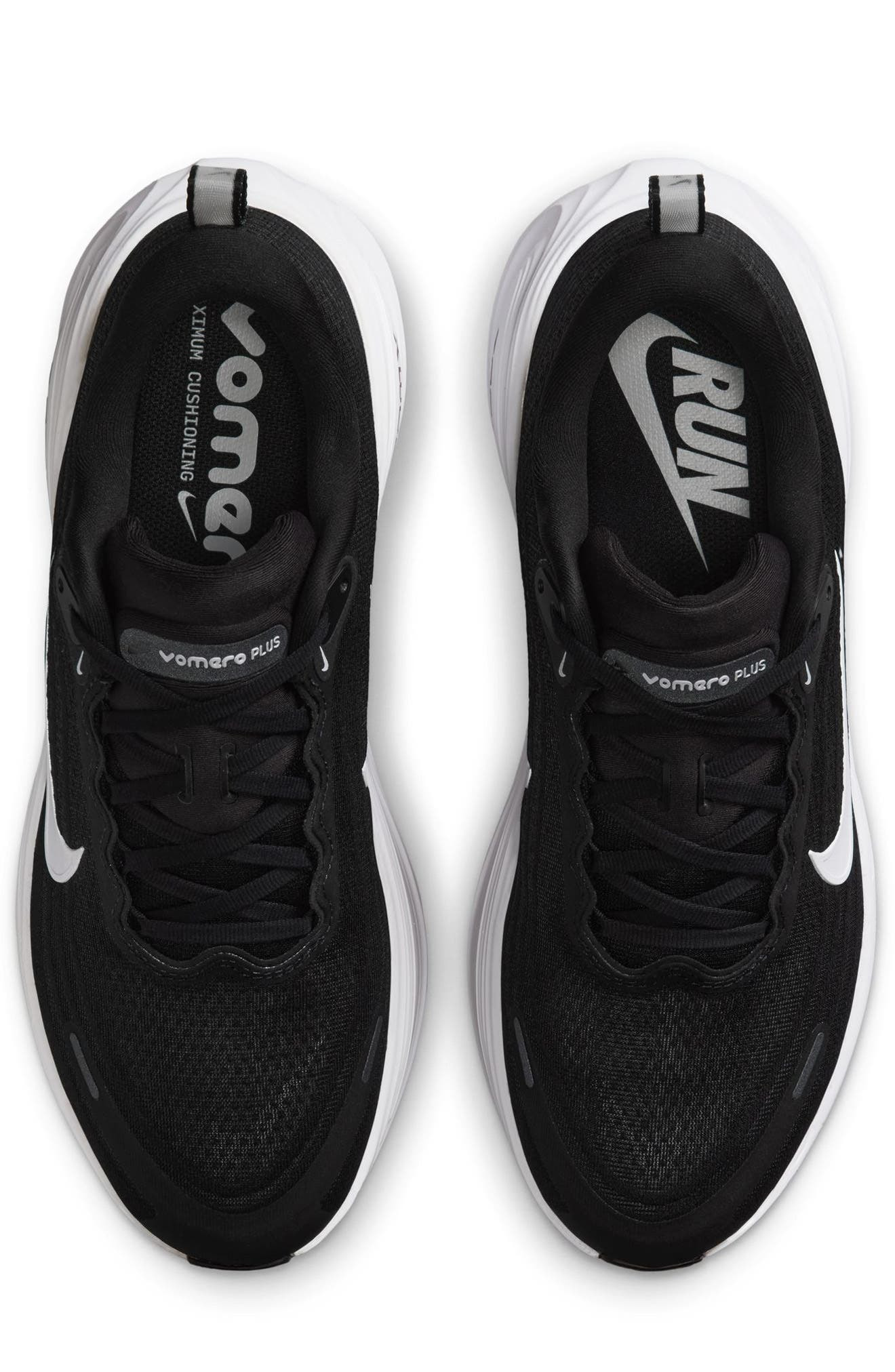 Nike Vomero Plus Running Shoe in 002 Black/white at Nordstrom - 3