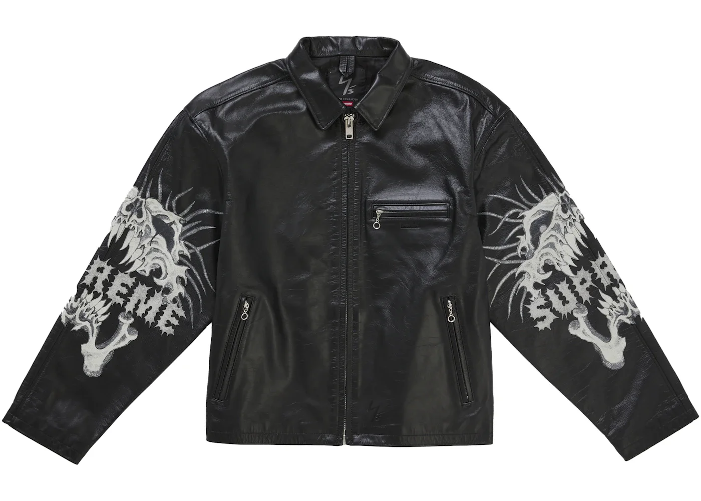 Supreme Y's by Yohji Yamamoto Leather Jacket Black - 1