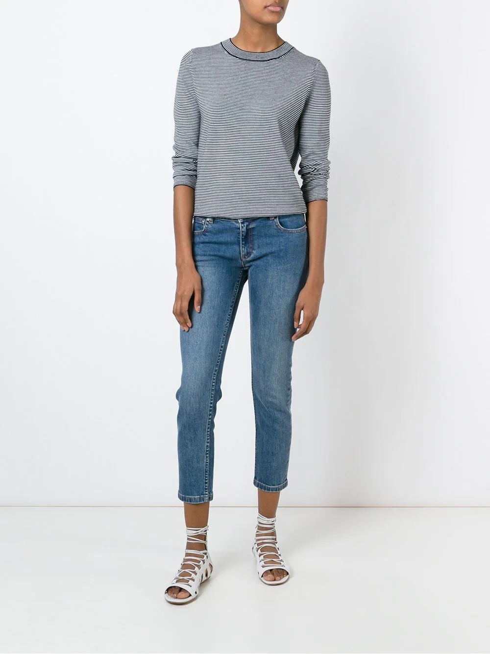 cropped jeans - 3