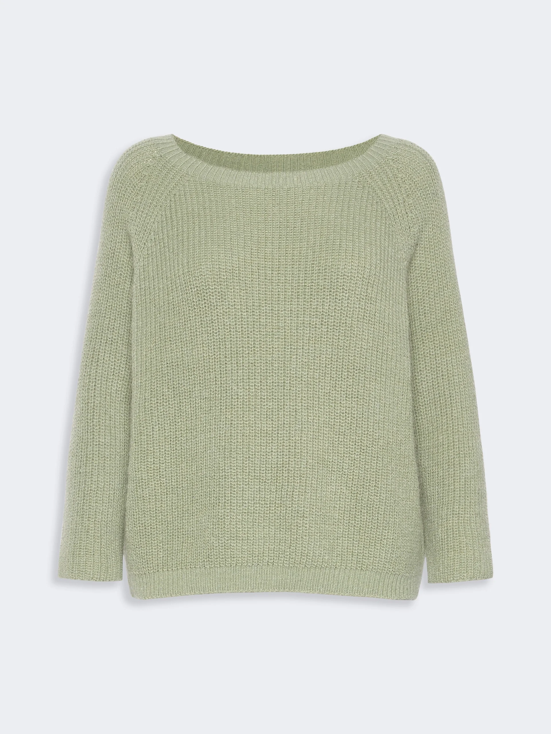 XENO Mohair blend knit jumper - SAGE GREEN - 1