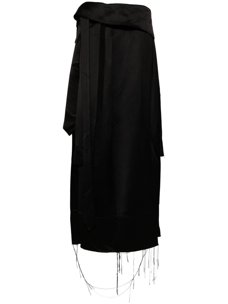 raw edge skirt 1
